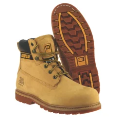 Chaussures De Sécurité Montantes CAT Holton SB Miel Taille 40 -Magasin De Vêtements De Travail Élégant ae235 1027