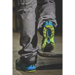 Baskets De Sécurité Goodyear GYSHU1503 Noires / bleues Pointure 45 -Magasin De Vêtements De Travail Élégant ae235 1492