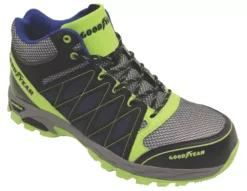 Chaussures De Sécurité Montantes Sans Métal Goodyear GYBT1533 Noir/bleu/jaune Pointure 41