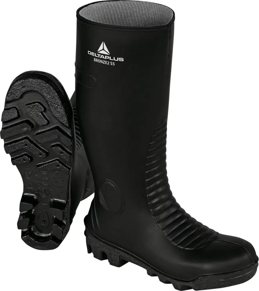 Bottes En Caoutchouc De Sécurité Delta Plus BRONS2S5N Noires Taille 43 3 Bottes En Caoutchouc De Sécurité Delta Plus BRONS2S5N Noires Taille 43