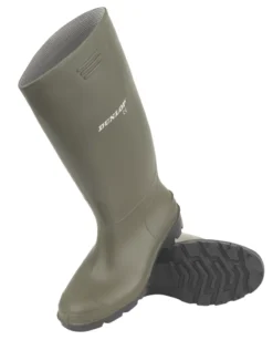 Bottes En Caoutchouc Sans Métal Non Sécuritaires Dunlop Pricemaster Vertes Pointure 47