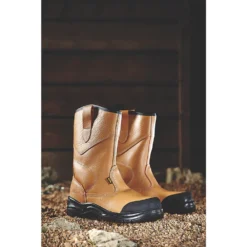 Bottes De Sécurité De Pétrolier Site Gravel Havane Taille 47 -Magasin De Vêtements De Travail Élégant ae235 2197