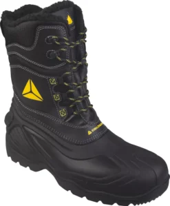 Chaussures De Sécurité Montantes Sans Métal Delta Plus Eskimo Noires / jaunes Pointure 42