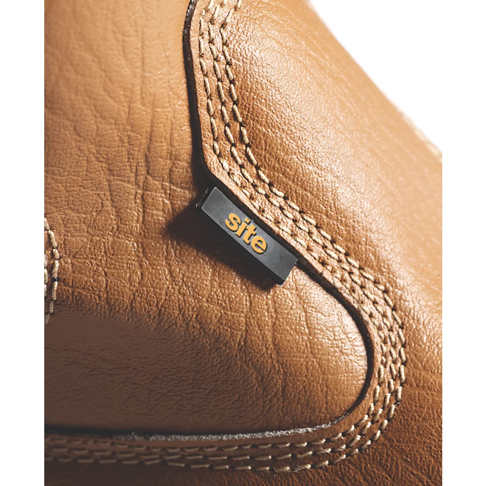 Bottes De Sécurité De Pétrolier Site Gravel Havane Taille 44 9 Bottes De Sécurité De Pétrolier Site Gravel Havane Taille 44 – Image 7