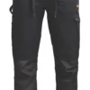 Pantalon De Travail Multi-poches Site Tesem Noir, Tour De Taille 40" Et Longueur De Jambe 32"