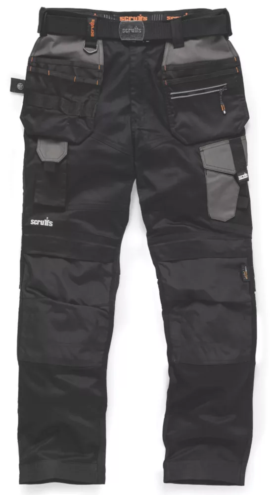 Pantalon De Travail Scruffs Pro Flex Holster Noir Tour De Taille 38" Longueur 30" 3 Pantalon De Travail Scruffs Pro Flex Holster Noir Tour De Taille 38" Longueur 30"