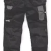 Pantalon De Travail Scruffs Pro Flex Holster Noir Tour De Taille 30" Longueur 32" -Magasin De Vêtements De Travail Élégant ae235 2287
