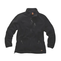 Veste Polaire De Travail Scruffs Noire Taille XL, Tour De Poitrine 48"