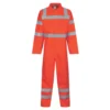Combinaison Ignifuge Herock Orange Taille L Poitrine 46" Longueur De Jambe 31" -Magasin De Vêtements De Travail Élégant ae235 2292