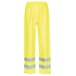 Surpantalon Haute Visibilité à Taille élastique Site Huske Jaune Taille XL, Tour De Taille 27", Longueur De Jambe 45" -Magasin De Vêtements De Travail Élégant ae235 2299
