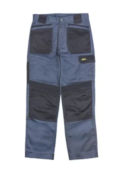Pantalon De Travail Site Harrier Gris / Noir, Tour De Taille 36" Et Longueur De Jambe 32"