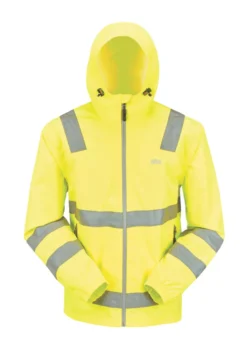 Blouson Léger Haute Visibilité Site Harvell Jaune Taille XL, Tour De Poitrine 52"