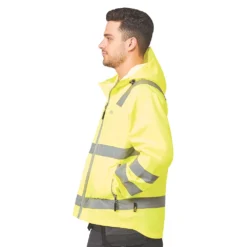 Blouson Léger Haute Visibilité Site Harvell Jaune Taille XL, Tour De Poitrine 52" -Magasin De Vêtements De Travail Élégant ae235 2331