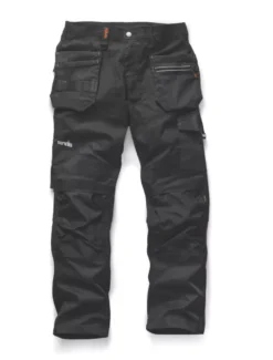 Pantalon Scruffs TradeFlex Noir, Tour De Taille 32" Et Longueur De Jambe 32"