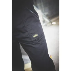 Pantalon Site Beagle Noir, Tour De Taille 32" Et Longueur De Jambe 32" -Magasin De Vêtements De Travail Élégant ae235 2370