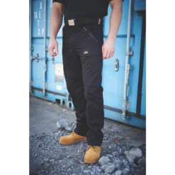 Pantalon Site Beagle Noir, Tour De Taille 32" Et Longueur De Jambe 32" -Magasin De Vêtements De Travail Élégant ae235 2371