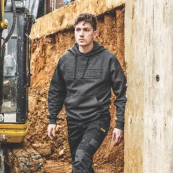 Sweat à Capuche DeWalt New Jersey Gris Taille L, Tour De Poitrine 42-44" -Magasin De Vêtements De Travail Élégant ae235 2403