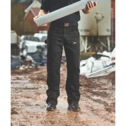 Pantalon Site Beagle Noir, Tour De Taille 30" Et Longueur De Jambe 32" -Magasin De Vêtements De Travail Élégant ae235 2452