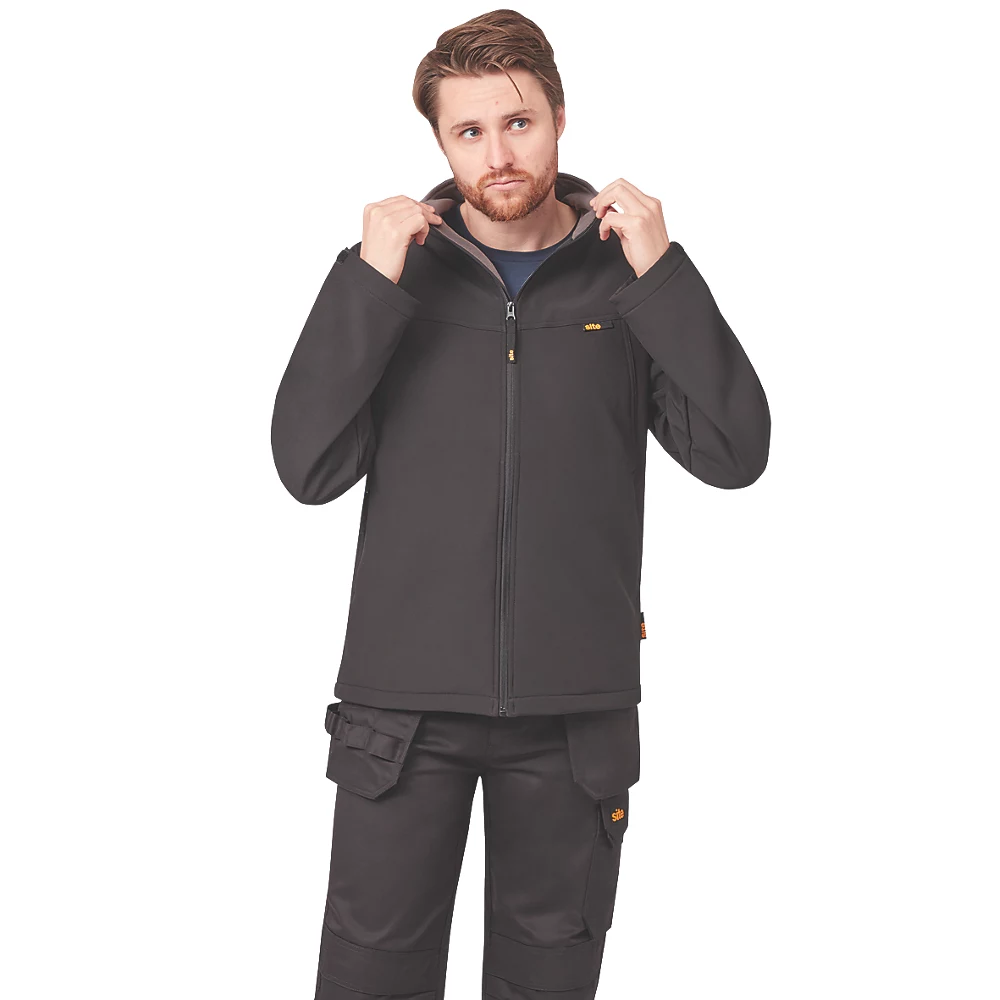 Blouson Softshell Site Harlin Noir Taille XL, Tour De Poitrine 54" 8 Blouson Softshell Site Harlin Noir Taille XL, Tour De Poitrine 54" – Image 6