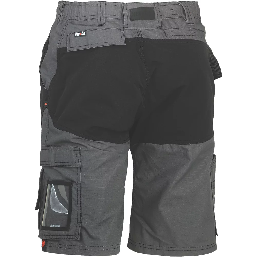 Short De Travail Herock Hespar Anthracite/noir, Tour De Taille 30" 4 Short De Travail Herock Hespar Anthracite/noir, Tour De Taille 30" – Image 2