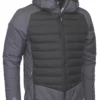 Veste Matelassée Légère Dotée De La Technologie Geo Therm JCB D+22 Gris/noir, Taille XL, Tour De Poitrine 50" -Magasin De Vêtements De Travail Élégant ae235 2500