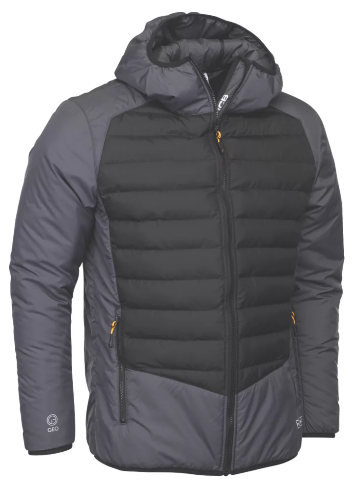 Veste Matelassée Légère Dotée De La Technologie Geo Therm JCB D+22 Gris/noir, Taille XL, Tour De Poitrine 50" 3 Veste Matelassée Légère Dotée De La Technologie Geo Therm JCB D+22 Gris/noir, Taille XL, Tour De Poitrine 50"