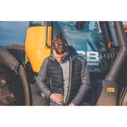 Veste Matelassée Légère Dotée De La Technologie Geo Therm JCB D+22 Gris/noir, Taille XL, Tour De Poitrine 50" 8 Veste Matelassée Légère Dotée De La Technologie Geo Therm JCB D+22 Gris/noir, Taille XL, Tour De Poitrine 50" -Magasin De Vêtements De Travail Élégant ae235 2502