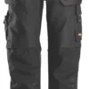 Pantalon En Canvas+ Extensible Snickers AllroundWork Noir, Tour De Taille 31", Longueur De Jambe 32", 1 paire -Magasin De Vêtements De Travail Élégant ae235 2574