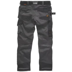 Pantalon De Travail Scruffs Pro Flex Holster Graphite Tour De Taille 32" Longueur 34" -Magasin De Vêtements De Travail Élégant ae235 2652