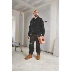 Pantalon De Travail Scruffs Trade Stretch Gris Et Noir, Tour De Taille 34" Et Longueur De Jambe 32" -Magasin De Vêtements De Travail Élégant ae235 2658