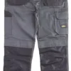 Pantalon De Travail Site Jackal Gris / Noir, Tour De Taille 38" Et Longueur De Jambe 32" -Magasin De Vêtements De Travail Élégant ae235 2700