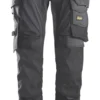 Pantalon Extensible Snickers AllroundWork Gris / Noir Tour De Taille 31" Longueur 32" -Magasin De Vêtements De Travail Élégant ae235 2723