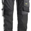 Pantalon Extensible Snickers AllroundWork Gris/noir, Tour De Taille 33", Longueur De Jambe 30", 1 paire