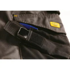 Pantalon à Poches étui Snickers DuraTwill 3212 Gris / Noir, Tour De Taille 38" Et Longueur De Jambe 32" -Magasin De Vêtements De Travail Élégant ae235 2770