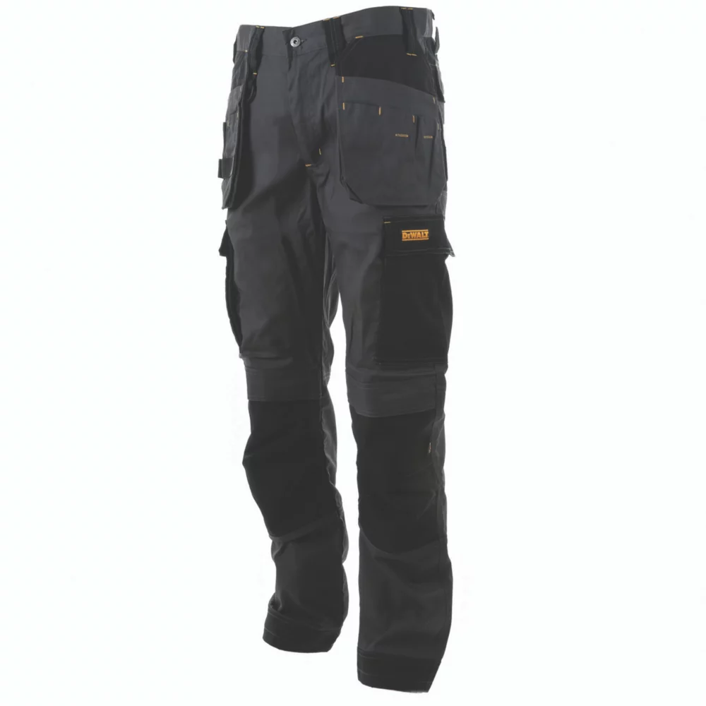 Pantalon De Travail à étuis DeWalt Barstow DWC115-008 Gris Anthracite, Tour De Taille 34" Et Longueur De Jambe 29" 3 Pantalon De Travail à étuis DeWalt Barstow DWC115-008 Gris Anthracite, Tour De Taille 34" Et Longueur De Jambe 29"