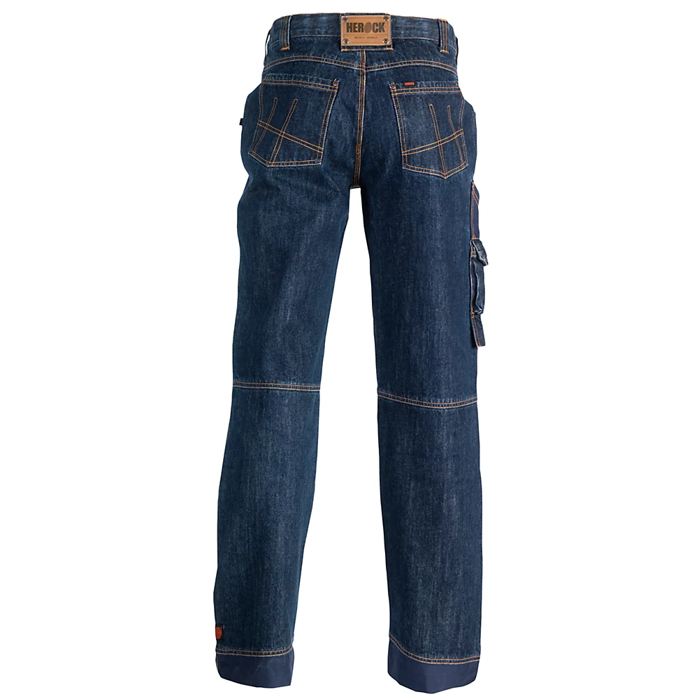 Jeans De Travail Herock Kronos Bleu, Tour De Taille 44", Longueur De Jambe 32" 4 Jeans De Travail Herock Kronos Bleu, Tour De Taille 44", Longueur De Jambe 32" – Image 2