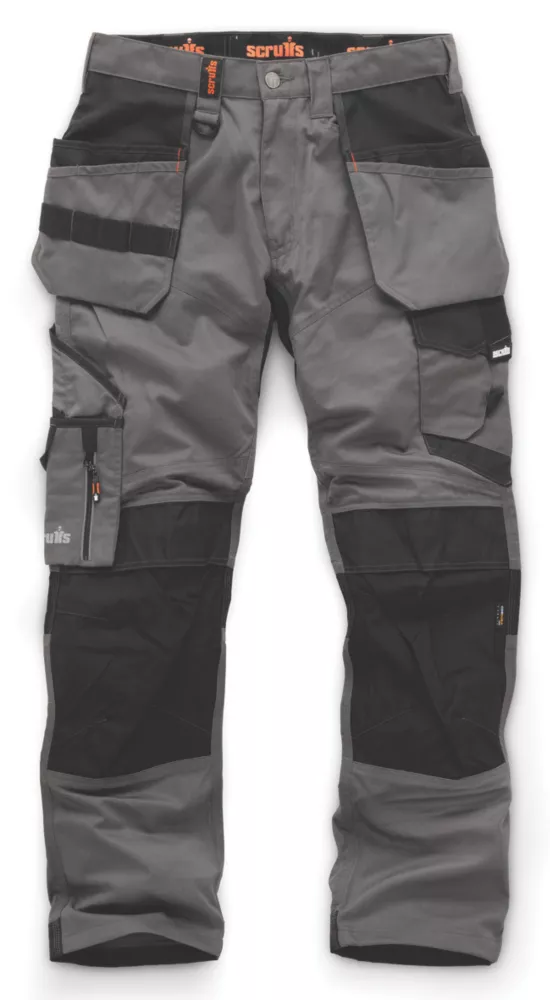 Pantalon De Travail Scruffs Trade Holster Graphite, Tour De Taille 34" Et Longueur De Jambe 33" 3 Pantalon De Travail Scruffs Trade Holster Graphite, Tour De Taille 34" Et Longueur De Jambe 33"