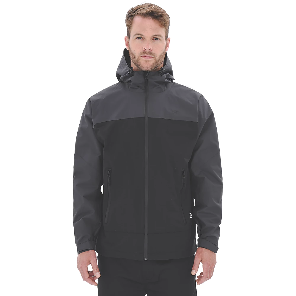 Blouson Imperméable Site Ninebark Gris / Noir Taille M, Tour De Poitrine 39" 7 Blouson Imperméable Site Ninebark Gris / Noir Taille M, Tour De Poitrine 39" – Image 5