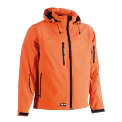 Blouson Imperméable Herock Poseidon Orange Taille XL, Tour De Poitrine 43"