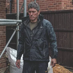 Veste Imperméable DeWalt Storm Noire / grise Taille L Tour De Poitrine 42-44" -Magasin De Vêtements De Travail Élégant ae235 2895