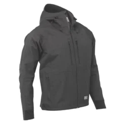 Veste JCB Sitemaster Noire, Taille XXL, Tour De Poitrine 48"