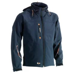 Blouson Imperméable Herock Poseidon Bleu Marine Taille XXXL, Tour De Poitrine 49"