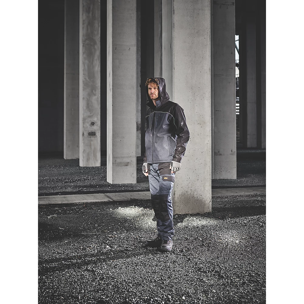 Veste Softshell Imperméable Site Kardal Noir / Gris Taille XL, Tour De Poitrine 54" 4 Veste Softshell Imperméable Site Kardal Noir / Gris Taille XL, Tour De Poitrine 54" – Image 2