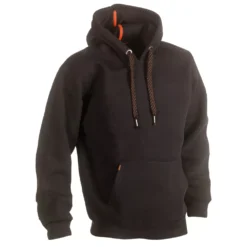 Sweat à Capuche Herock Hesus Noir Taille XXL, Tour De Poitrine 46"