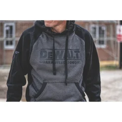 Sweat à Capuche DeWalt Stratford Noir / gris Taille XXL Tour De Poitrine 48-50" -Magasin De Vêtements De Travail Élégant ae235 3142