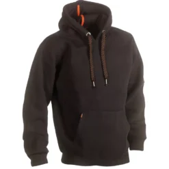 Sweat à Capuche Herock Hesus Noir Taille XXXL, Tour De Poitrine 49"