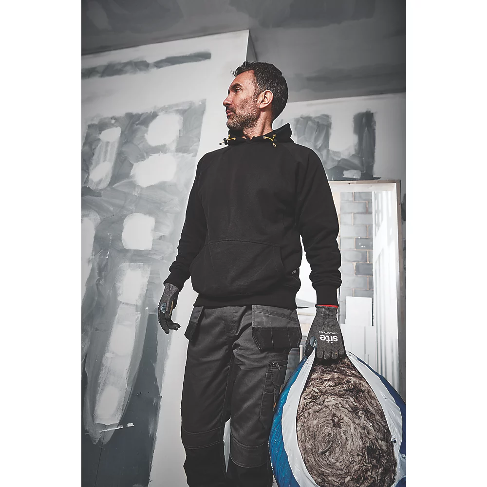 Sweat à Capuche Site Alder Noir Taille XL, Tour De Poitrine 44" 5 Sweat à Capuche Site Alder Noir Taille XL, Tour De Poitrine 44" – Image 3