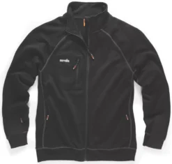 Sweat Scruffs Delta Noir Taille L, Tour De Poitrine 44"