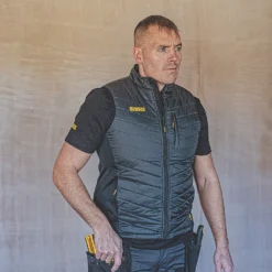 Gilet DeWalt Riverton Anthracite / noir Taille XL Tour De Poitrine 45-47" -Magasin De Vêtements De Travail Élégant ae235 3304
