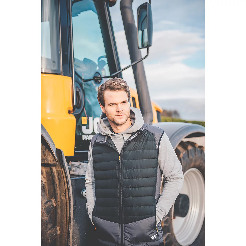 Gilet JCB D+23 Gris/noir, Taille XL, Tour De Poitrine 46" 4 Gilet JCB D+23 Gris/noir, Taille XL, Tour De Poitrine 46" – Image 2